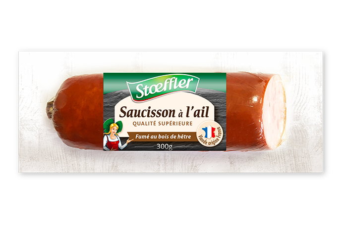 Saucisson à l'ail fumé - Stoeffler