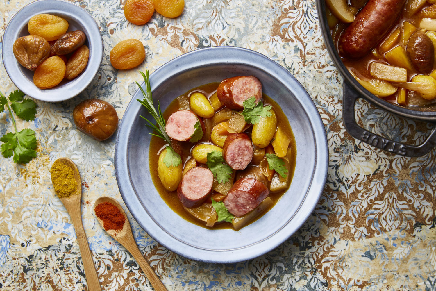 Tajine sucré-salé de saucisses fumées - Stoeffler